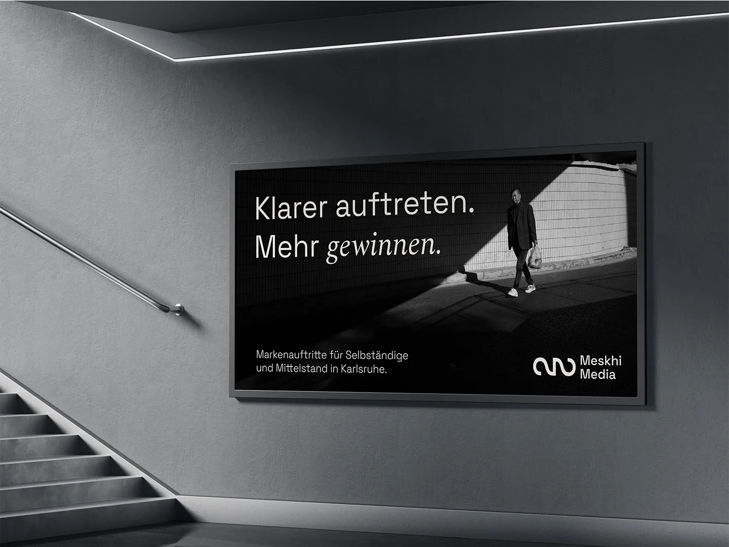 Meskhi Media – Poster mit Wordmark